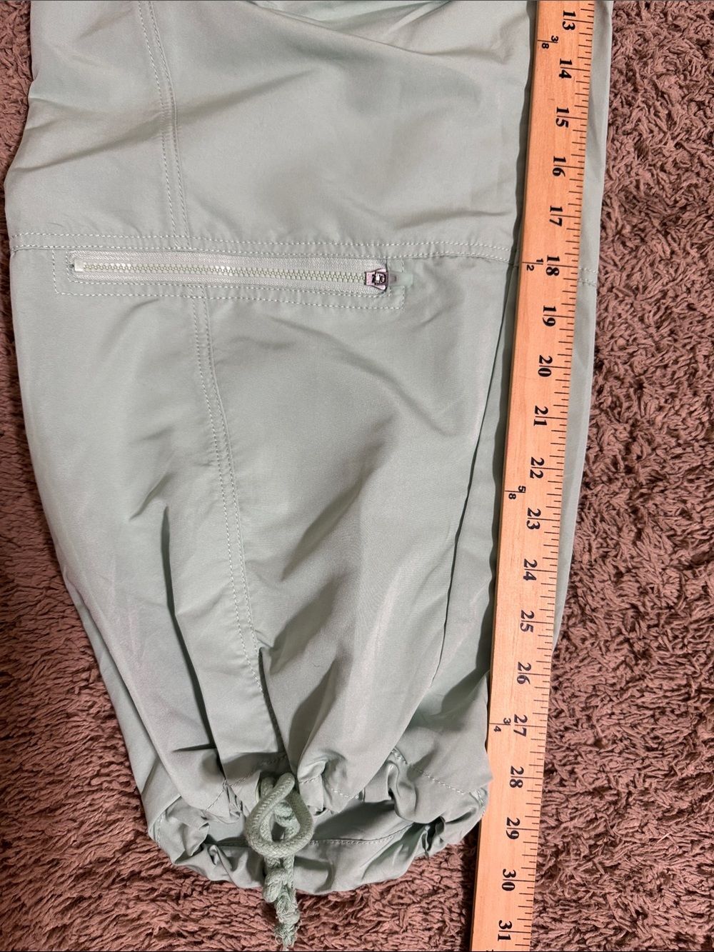 Free People Movememt Set Me Free Pants Mint Green size XS Gorpcore Athleisure - Picture 8 of 9